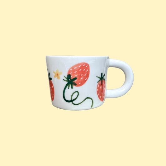Kubek w truskawki