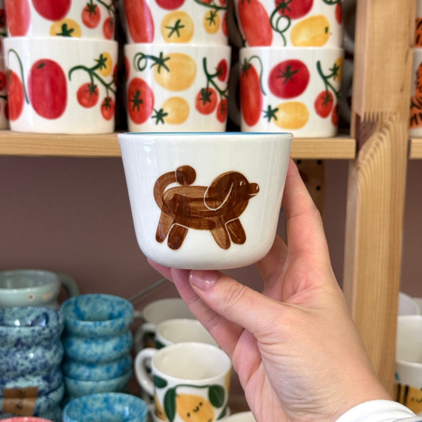 Czarka z brązowym pieskiem 270 ml