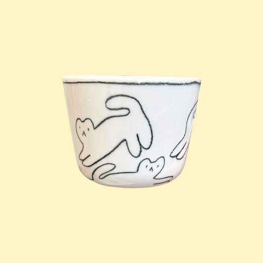 Czarka z rysowanymi kotkami 270 ml