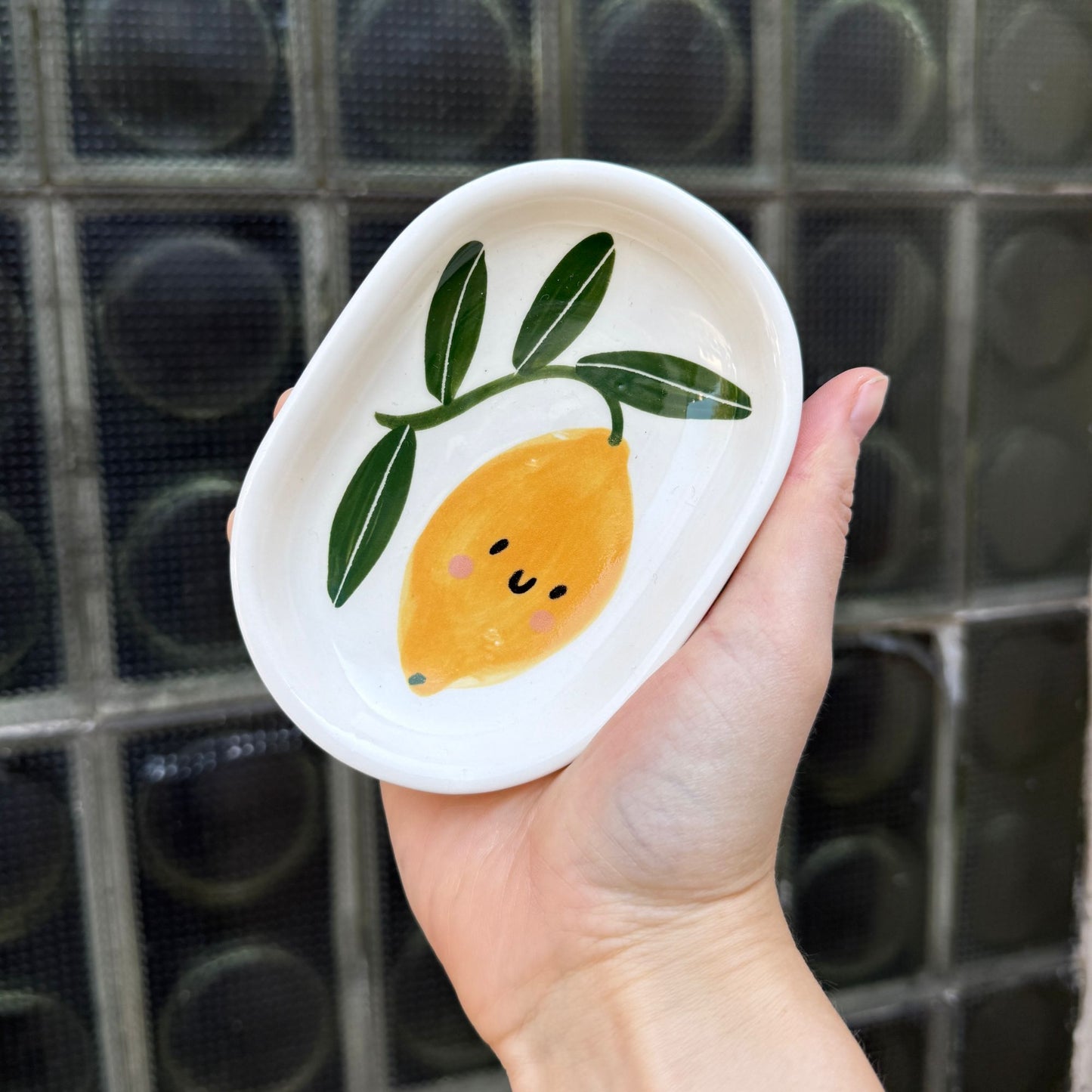 Mydelniczka z cytryną - wersja bez dziurek