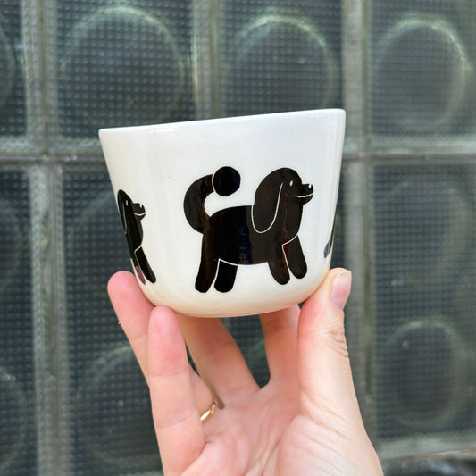 Czarka w czarne pieski 270 ml