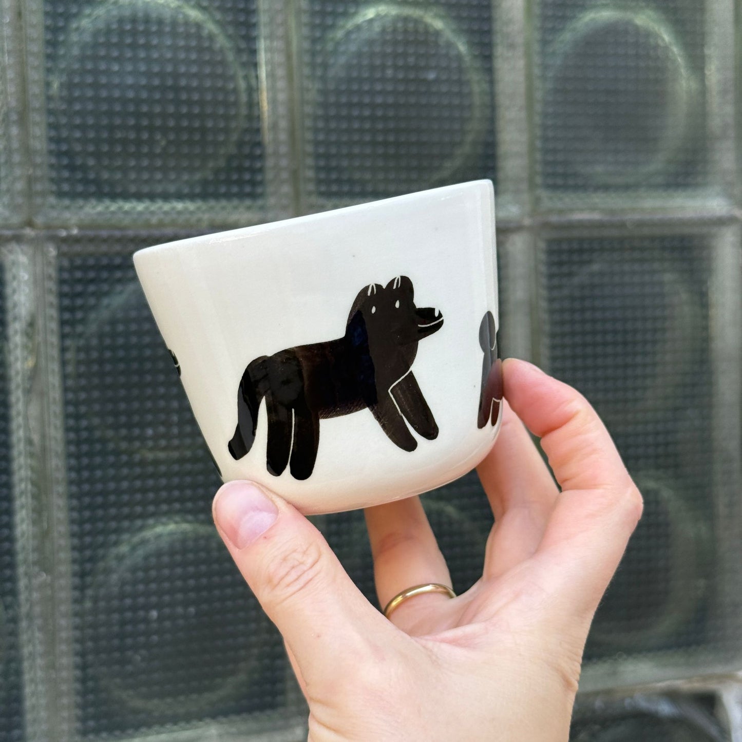 Czarka w czarne pieski 270 ml