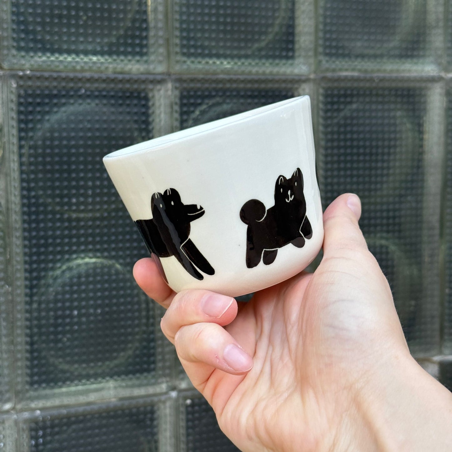 Czarka w czarne pieski 270 ml