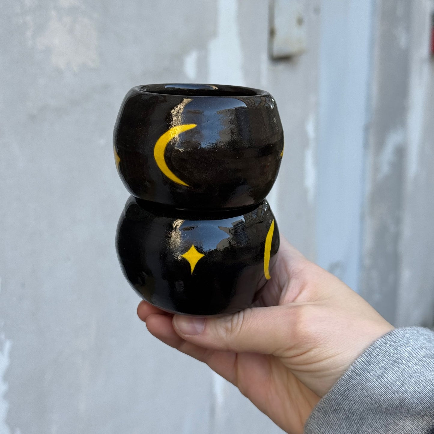 mała czarka z nocnym niebem do espresso 90 ml