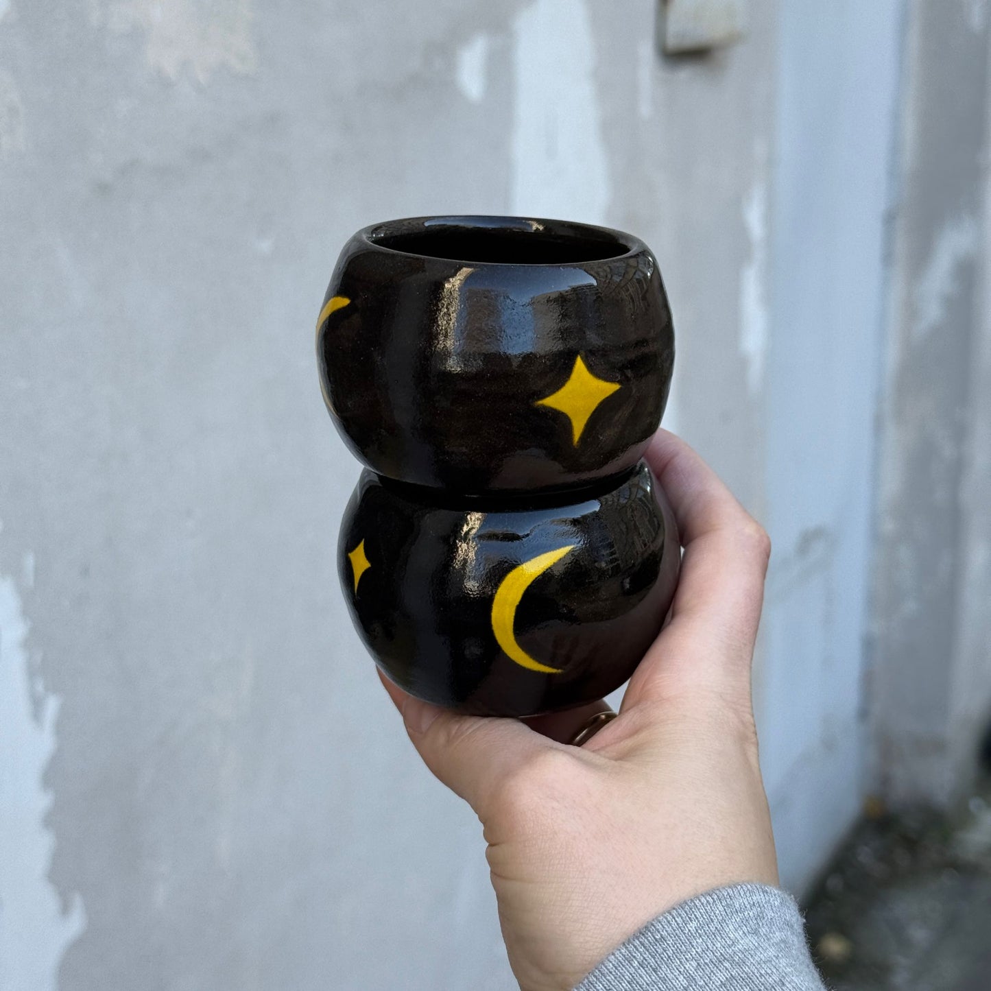 mała czarka z nocnym niebem do espresso 90 ml