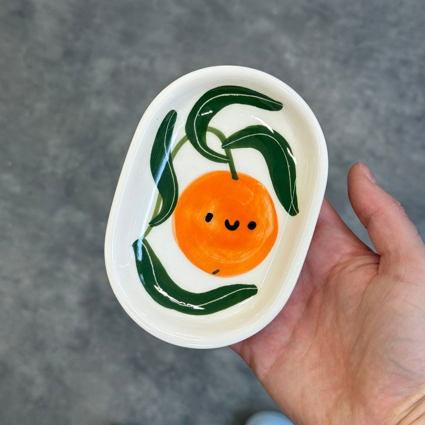 Mydelniczka z pomarańczką / mandarynką - wersja bez dziurek