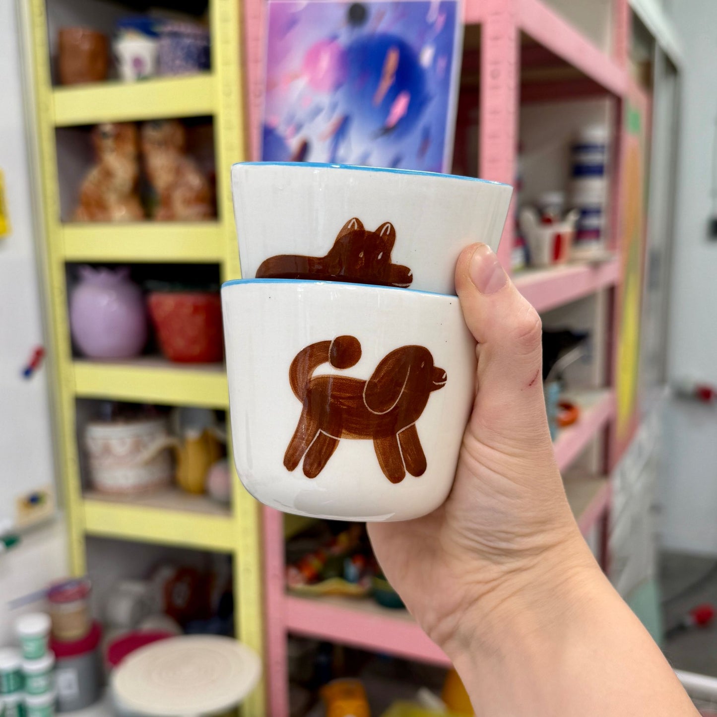 Czarka z brązowym pieskiem 270 ml