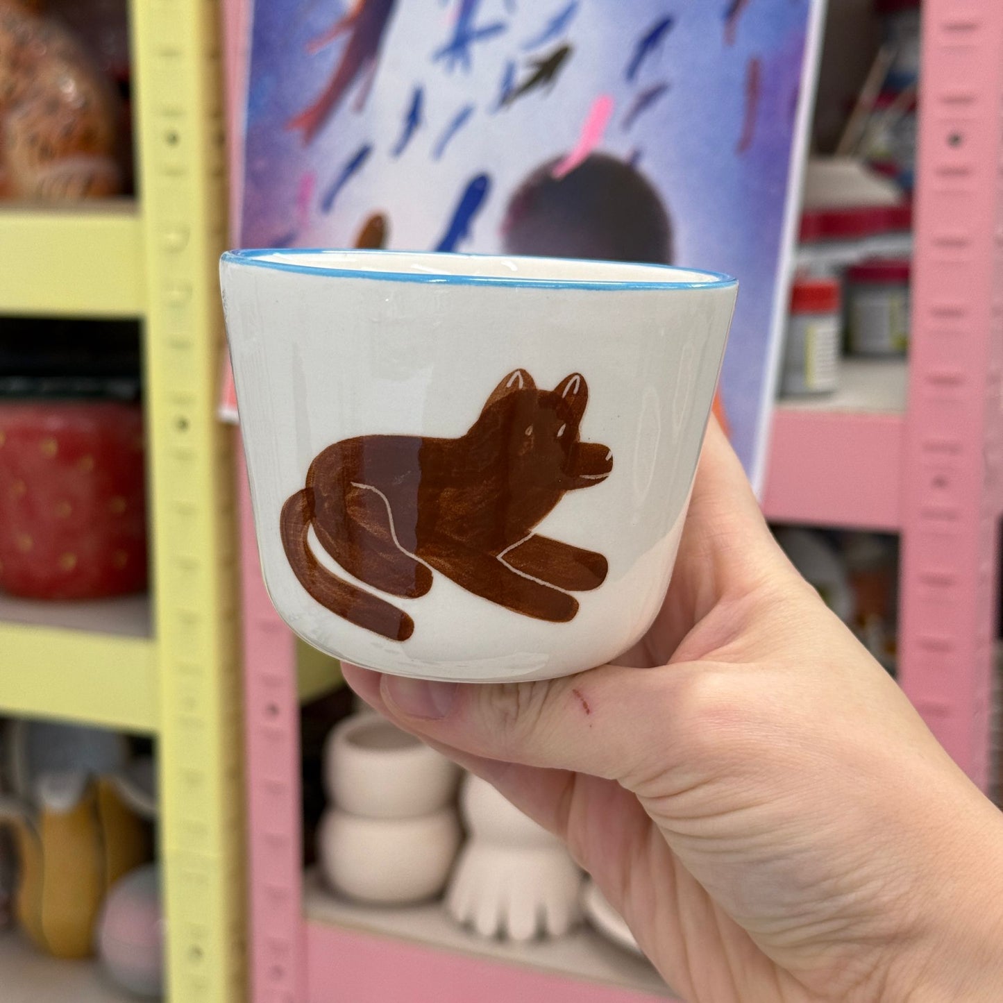 Czarka z brązowym pieskiem 270 ml