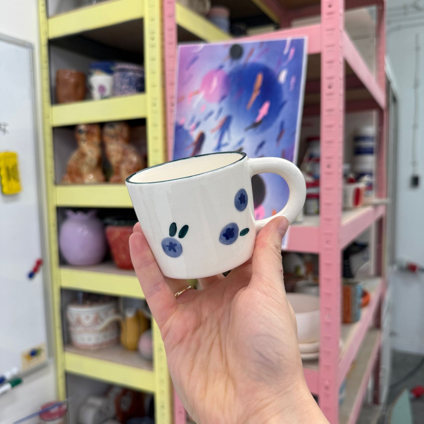 Kubek w jagody / borówki