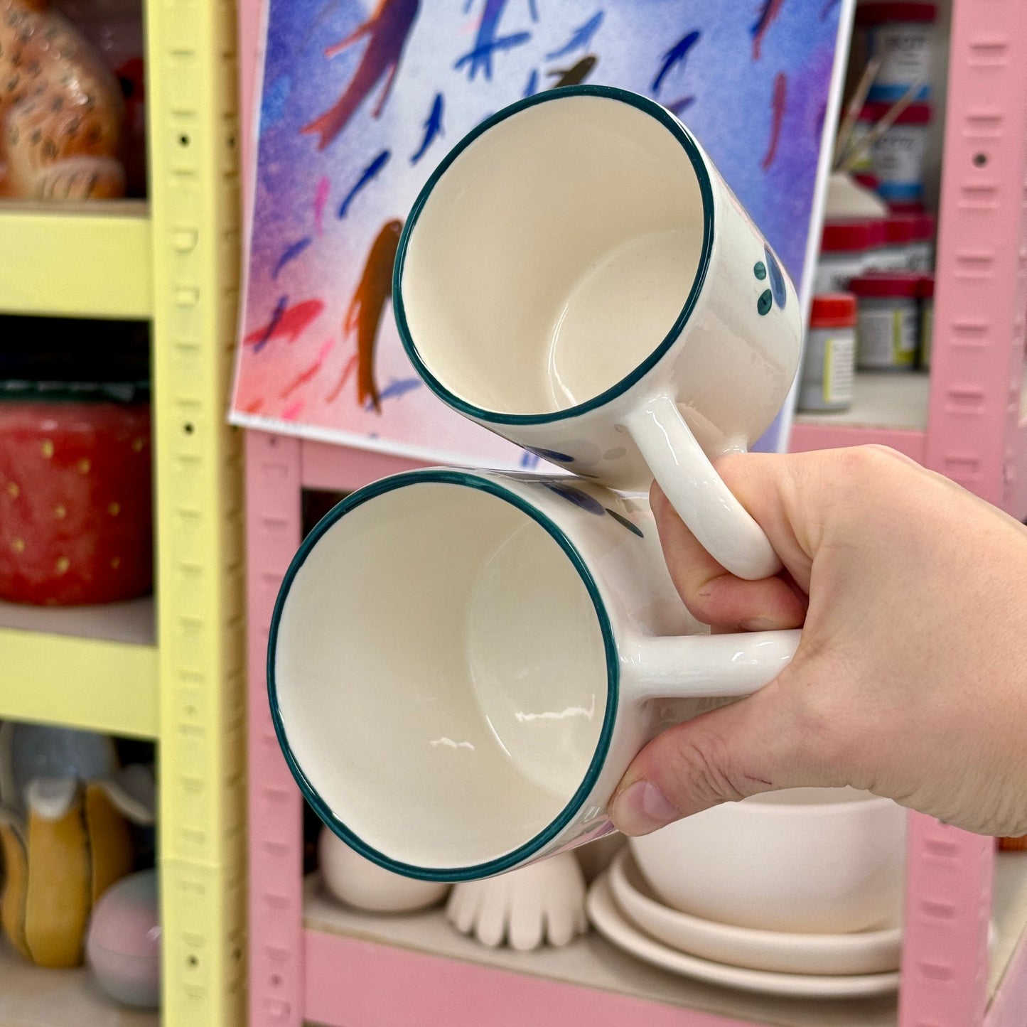 Kubek w jagody / borówki