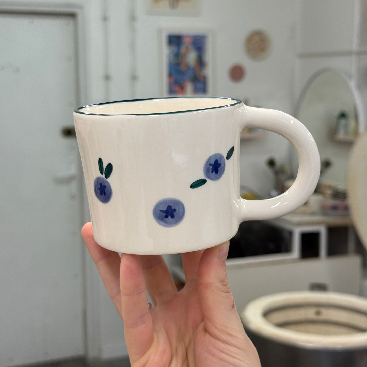 Kubek w jagody / borówki