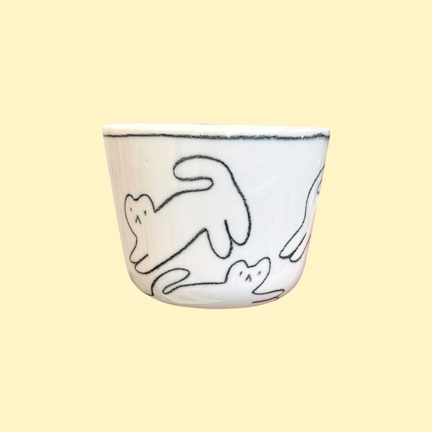 Czarka z rysowanymi kotkami 270 ml