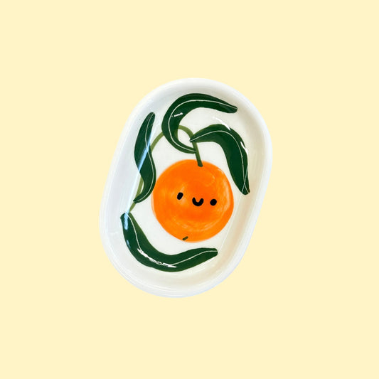 Mydelniczka z pomarańczką / mandarynką - wersja bez dziurek