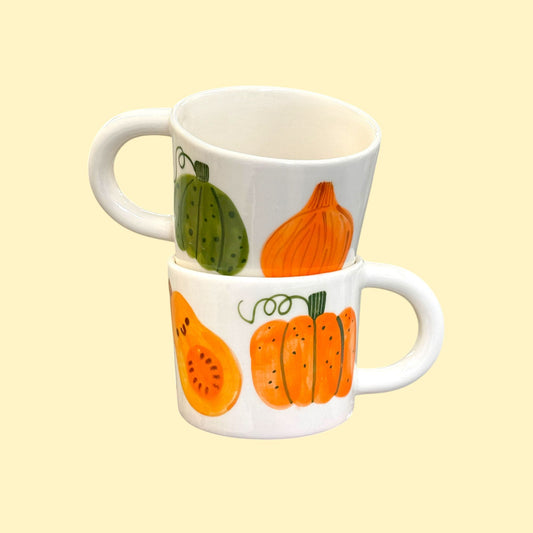 Jesienny kubek w dynie