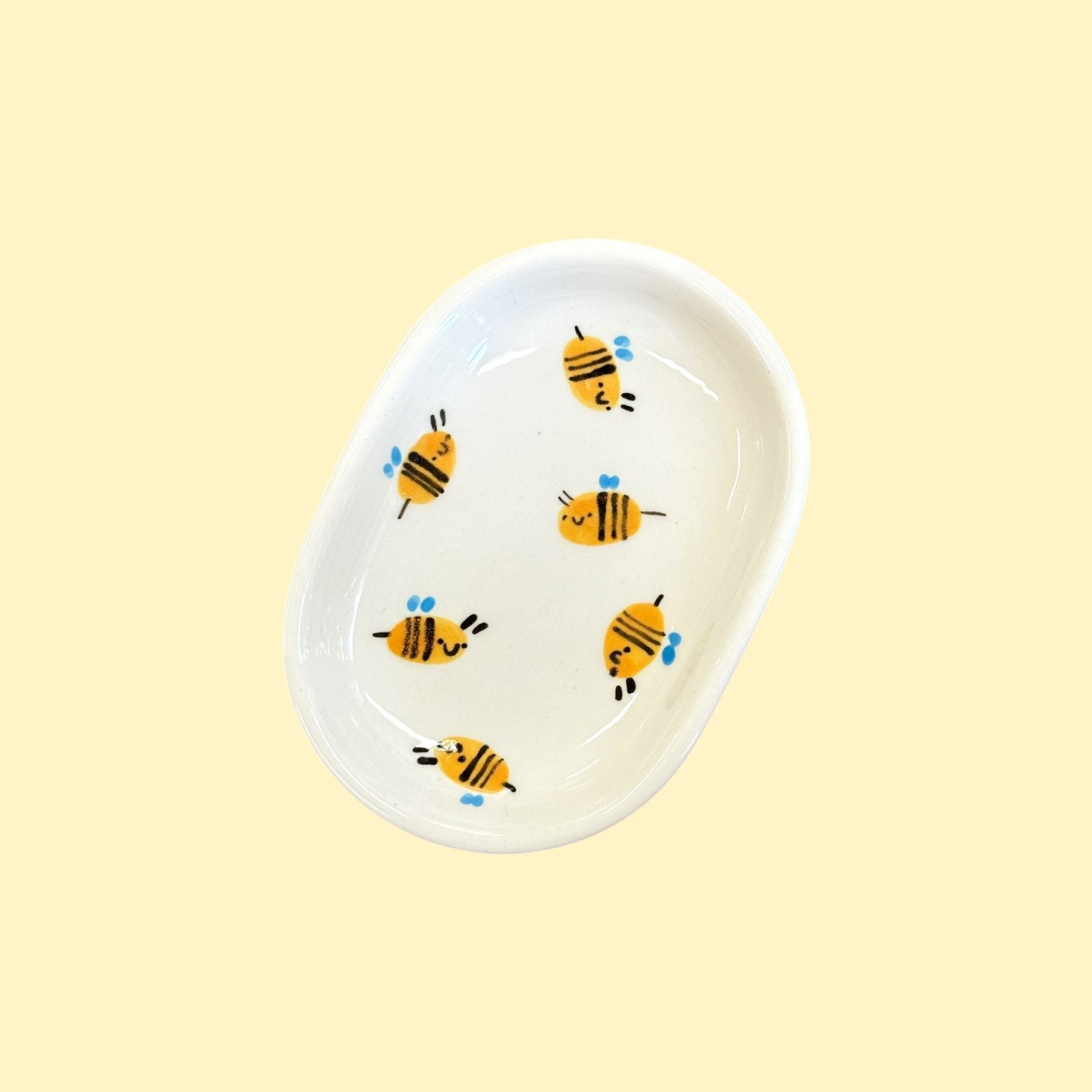 Mydelniczka w pszczółki - wersja bez dziurek