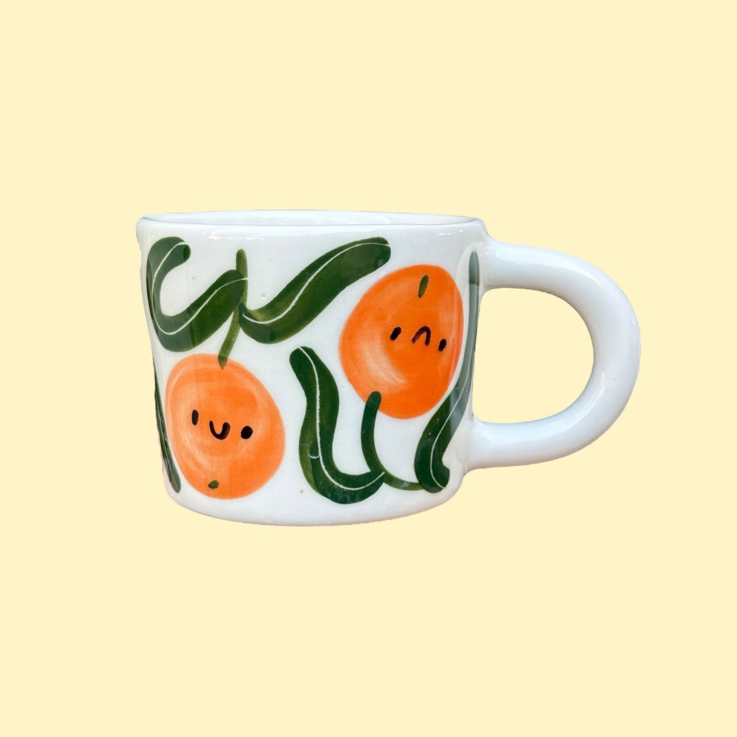 Kubek z pomarańczkami / mandarynkami