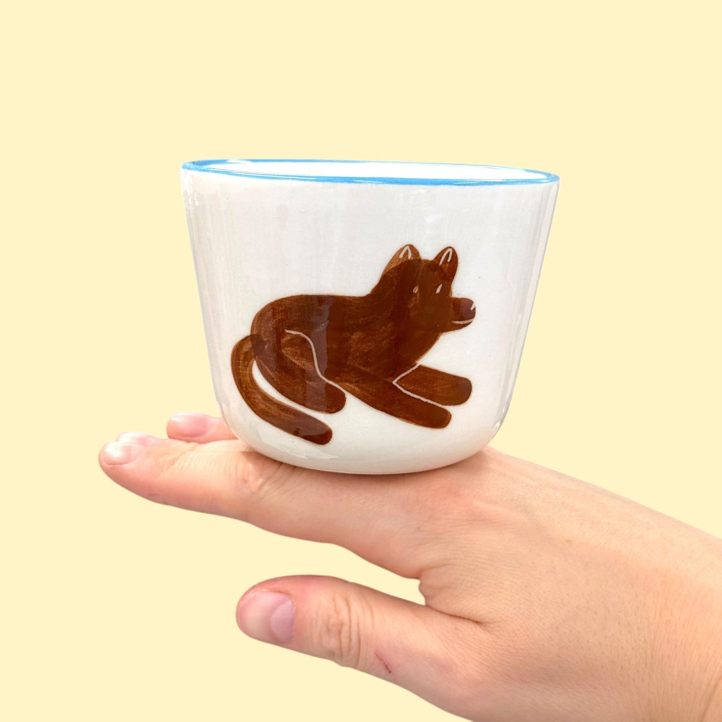 Czarka z brązowym pieskiem 270 ml