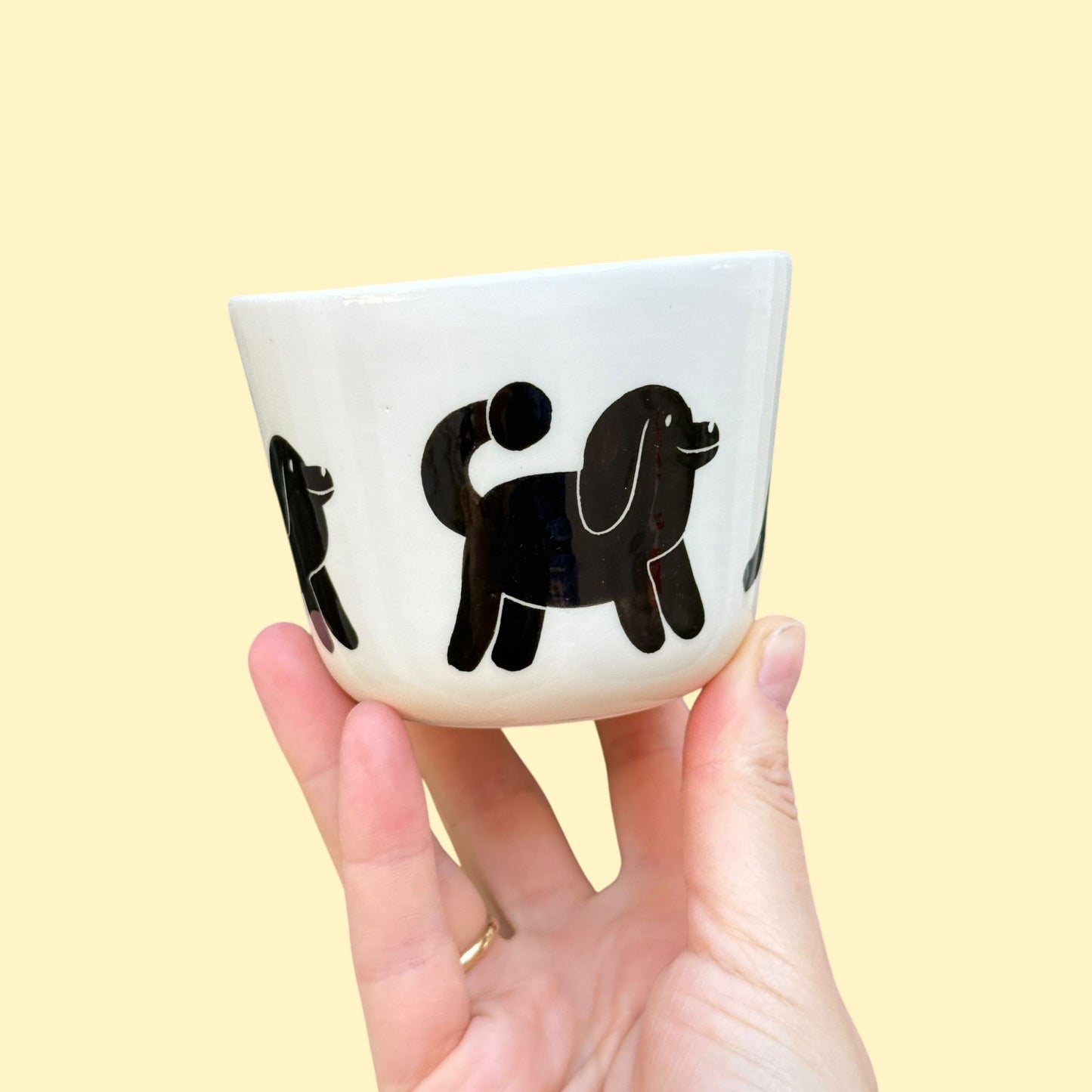 Czarka w czarne pieski 270 ml