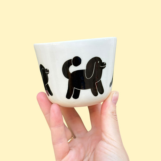 Czarka w czarne pieski 270 ml