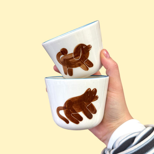 Czarka z brązowym pieskiem 270 ml